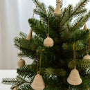 Kit 3 Enfeites de Natal em Madeira – Estilo Natural Elegante