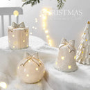 Ornamento de Natal em Cerâmica – Presente Decorativo Elegante
