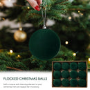 12pcs 8cm Wine Red Christmas Ball Ornaments Christmas Tree Pendant 2025 Xmas Party Decoration 2026 New Year Home Decor