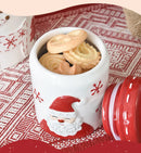 Pote de Natal em Cerâmica (Cookie Jar Hermético)