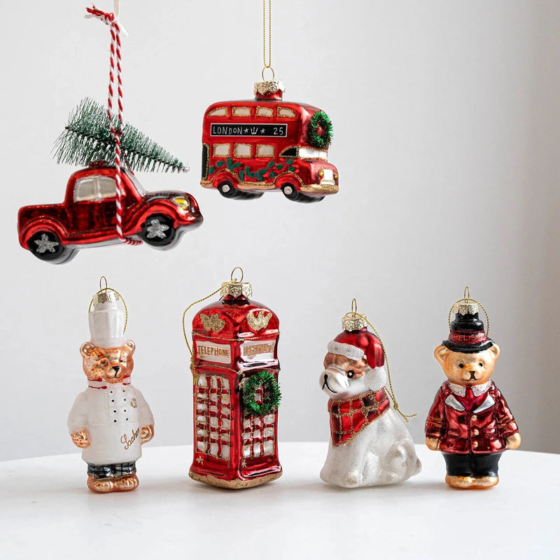 Enfeites de Natal em Vidro com Formas Especiais – Detalhes Afetivos