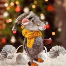 Ratinho de Natal em Feltro – Peça Artesanal Decorativa