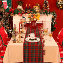 Caminho de Mesa Xadrez de Natal – Elegância para Receber