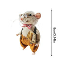 Ratinho de Natal em Feltro – Peça Artesanal Decorativa