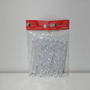 Kit 12 Pingentes Cristalinos Icicle – Efeito Gelo para Árvore de Natal