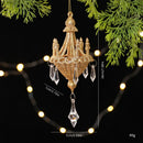 Pingente Lustre de Natal Cristal – Elegância Europeia