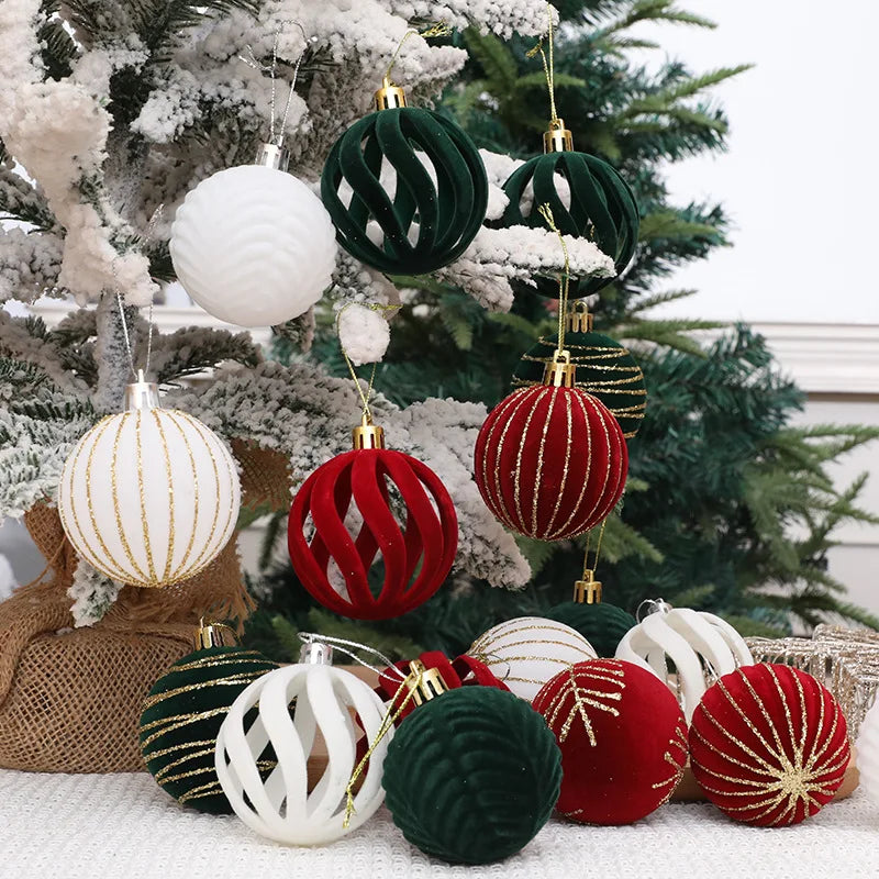 Kit 6 Bolas de Natal Clássicas – Composição Essencial