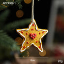 Enfeites de Natal em Cerâmica – Estilo Vilarejo Europeu