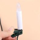 Velas LED para Árvore de Natal – Kit 20 Peças com Clip (Luz Quente)