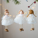 Kit 2 Anjos Decorativos de Natal – Elegância Delicada