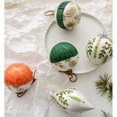 Kit 2 Bolas de Natal em Vidro Pintado – Elegância Atemporal