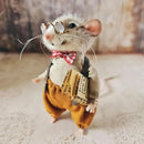 Ratinho de Natal em Feltro – Peça Artesanal Decorativa