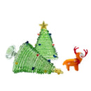 Mini Árvore de Natal em Vidro Artesanal – Peça Colecionável