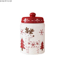 Pote de Natal em Cerâmica (Cookie Jar Hermético)