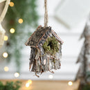 Casinha Decorativa de Natal em Madeira – Estilo Natural Europeu