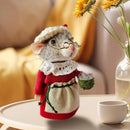 Ratinho de Natal em Feltro – Peça Artesanal Decorativa