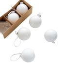 Kit 6 Bolas de Natal em Vidro Pintado – Curadoria Elegante
