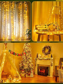 LED Firecracker String Lights Remote Control Halloween Garland EU/US DC Power Fairy Light for Wedding Party Christmas Decoration