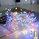 Cordão de Luz Fireworks LED – Efeito Estrela Explosiva com Controle (3–12m)