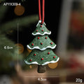 Enfeites de Natal em Cerâmica – Estilo Vilarejo Europeu