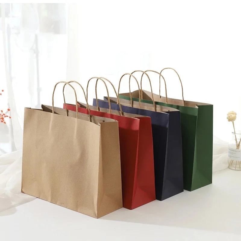 Sacolas para Presente em Papel Kraft – Estilo Natural