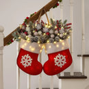 Guirlanda de Natal com Iluminação – Formato Luva ou Bota