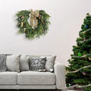 Guirlanda Decorativa de Natal – Versátil para Porta e Ambientes