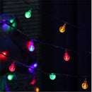 Cordão de Luz LED com Esferas Cristal – Iluminação Decorativa (10–30m)