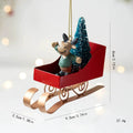 Enfeite Vintage em Metal – Papai Noel,  Boneco de Neve & Rena