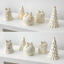 Ornamento de Natal em Cerâmica – Presente Decorativo Elegante