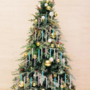 Kit 12 Pingentes Cristalinos Icicle – Efeito Gelo para Árvore de Natal