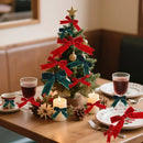 Laços de Natal em Veludo Vermelho – Detalhes Clássicos e Sofisticados