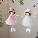 Kit 2 Anjos Decorativos em Tons Rosé – Delicadeza Sofisticada