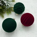 12pcs 8cm Wine Red Christmas Ball Ornaments Christmas Tree Pendant 2025 Xmas Party Decoration 2026 New Year Home Decor