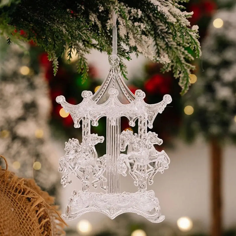 Enfeites Natalinos em Acrílico – Efeito Cristal para Árvore de Natal
