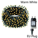 110V/220V Outdoor LED Fairy String Lights 10M-100M Christmas Lights For Garland Wedding Party Holiday Garden Lamp Holiday Decor