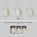 Kit Vilarejo de Natal em Cerâmica com Luz – 3 Casas Decorativas