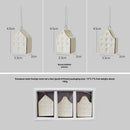 Kit Vilarejo de Natal em Cerâmica com Luz – 3 Casas Decorativas