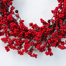 Guirlanda de Natal com Frutas Vermelhas – Boas-Vindas Elegantes