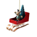 Enfeite Vintage em Metal – Papai Noel,  Boneco de Neve & Rena