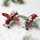 Enfeite Vintage em Metal – Papai Noel,  Boneco de Neve & Rena