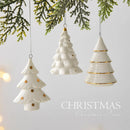 Mini Árvore de Natal em Cerâmica – Estilo Nórdico Minimalista