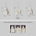 Kit Vilarejo de Natal em Cerâmica com Luz – 3 Casas Decorativas