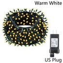110V/220V Outdoor LED Fairy String Lights 10M-100M Christmas Lights For Garland Wedding Party Holiday Garden Lamp Holiday Decor