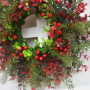 Guirlanda de Natal com Eucalipto e Frutas Vermelhas – Elegância Natural