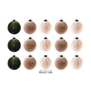 Bola de Natal Aveludada 8cm – Sofisticada e Resistente