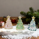 Mini Árvore de Natal em Vidro Soprado – Escultura Artesanal