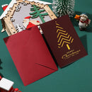 Kit 5 Cartões de Natal com Hot Stamping – Clássico Elegante