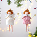 Kit 2 Anjos Decorativos em Tons Rosé – Delicadeza Sofisticada