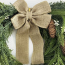 Guirlanda Decorativa de Natal – Versátil para Porta e Ambientes